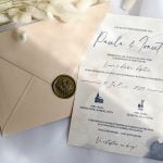 Invitatie Blush Nude