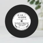 Invitație pe disc de vinyl