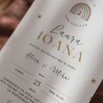 Invitație Boho Rainbow