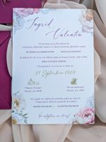 Invitație Magenta Garden - imagine 3